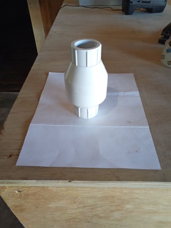 PVC 2&quot; SXS Swing Check