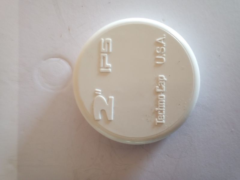 2&quot; Test Cap PVC