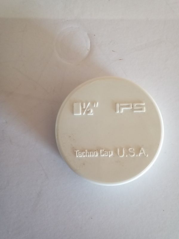 1-1/2&quot; Test Cap PVC