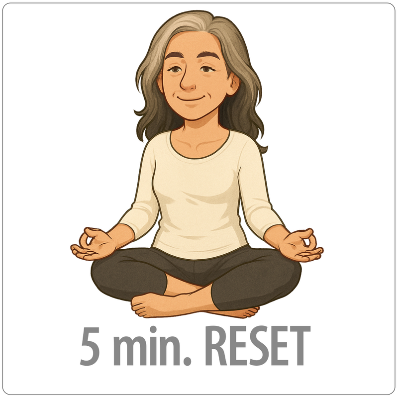 Snelle (zittende) ontspanningsoefening ca. 5 min.