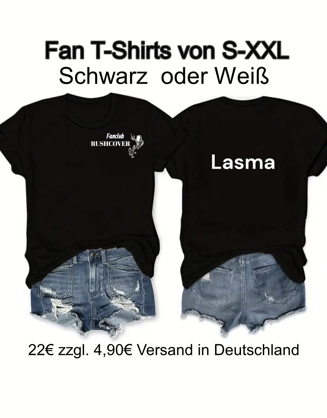 ​Rushcover Fan-T-Shirt – Damen (S bis XXL)