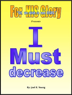 I Must Decrease - Audio Download