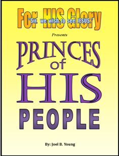 Princes of HIS People -Audio Download, 2hrs30min Princes of HIS People -Audio Download, 2hrs30min