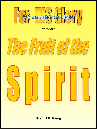 The Fruit of The Spirit audio, 3hrs15min The Fruit of The Spirit audio, 3hrs15min