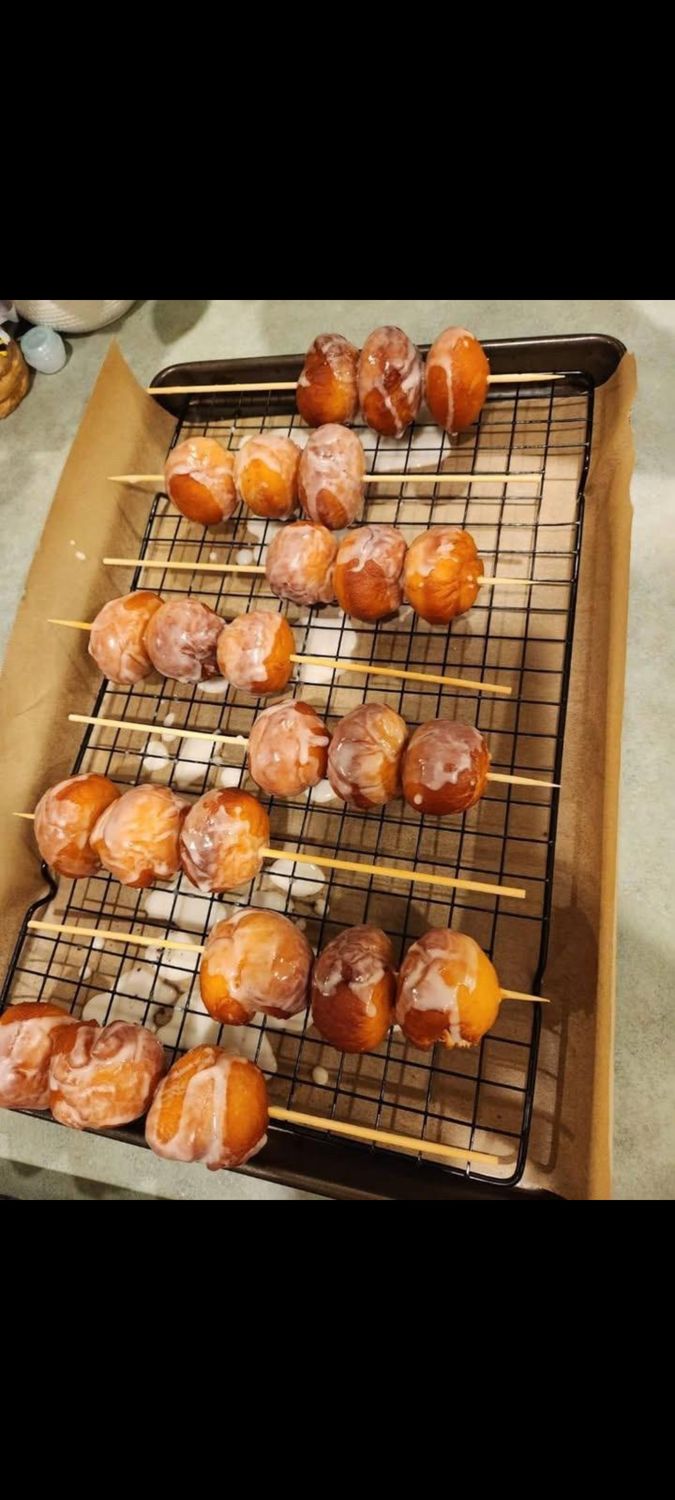 Glazed Doughnut Skewers