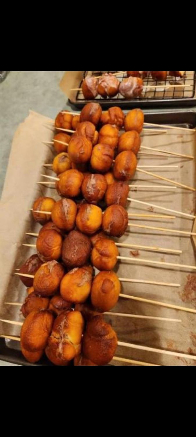 Chocolate Doughnut Skewers