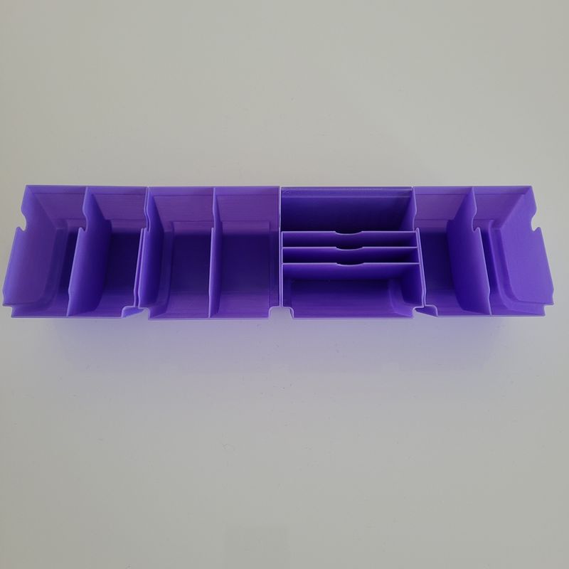 Purple cash box insert