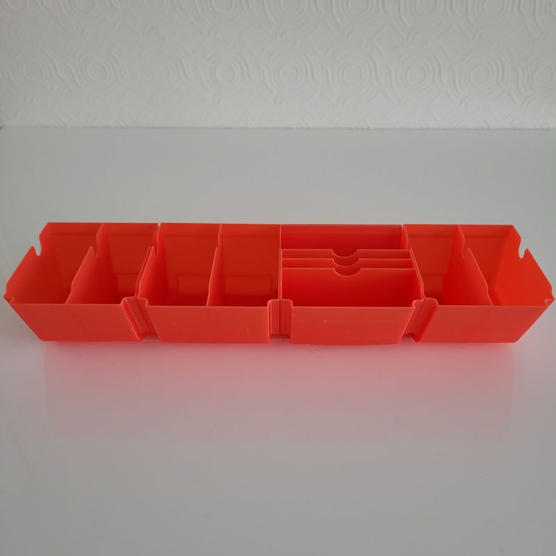 Red cash box insert