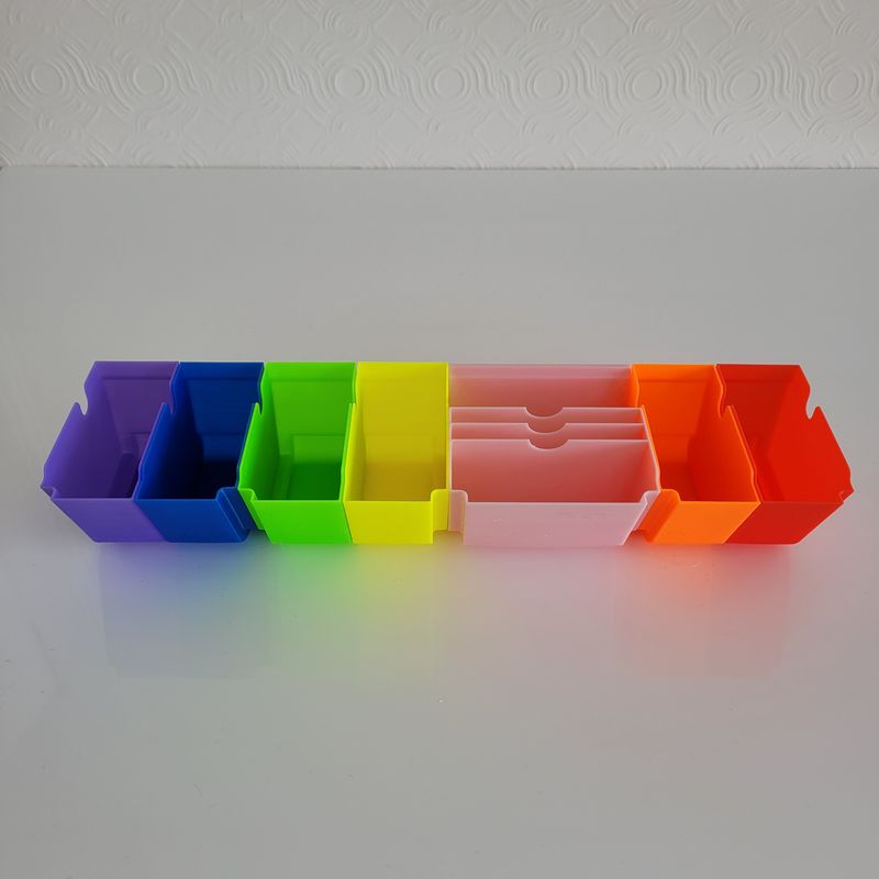 Rainbow cash box insert