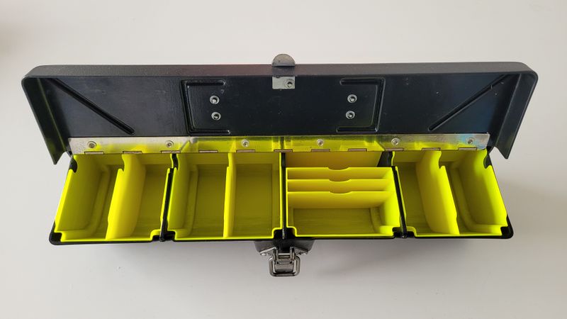 Yellow cash box insert