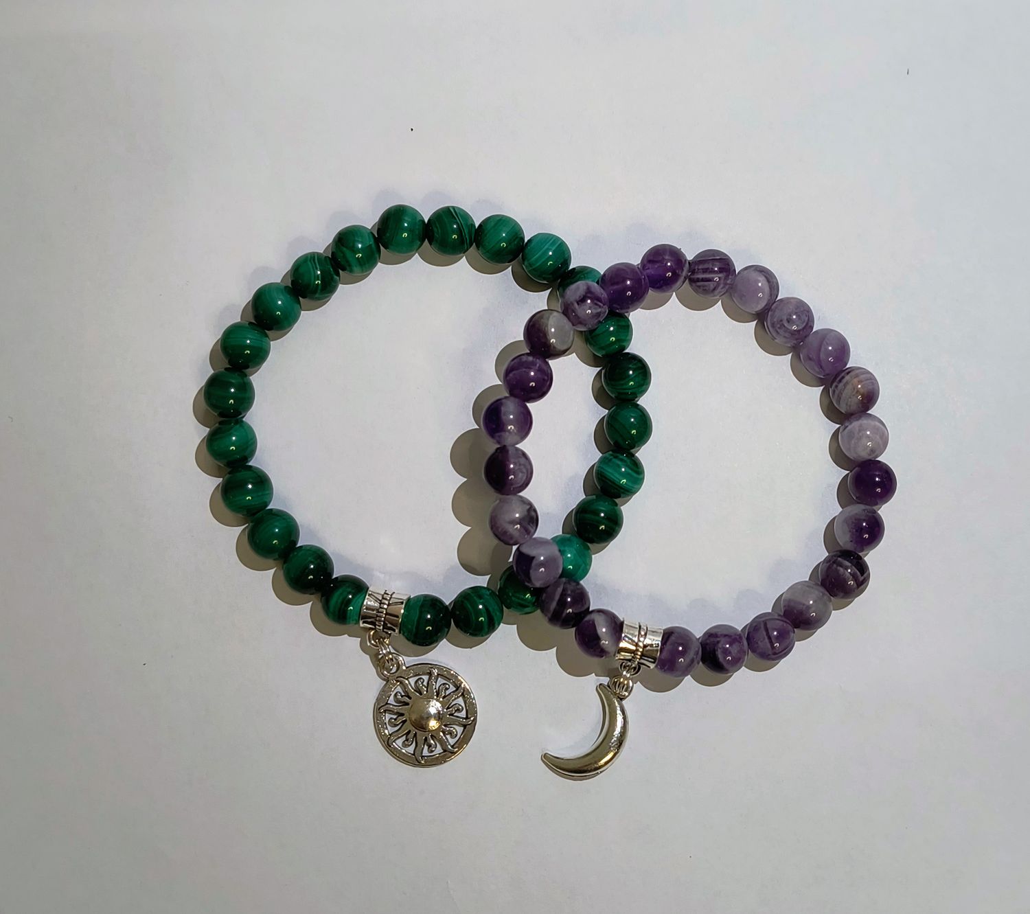 Kolczyki - moissanit, srebro - koło