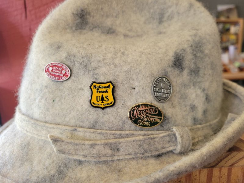 Pin, Enamel; National Forest Boundary
