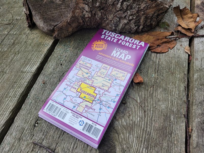 Purple Lizard Map; Tuscarora