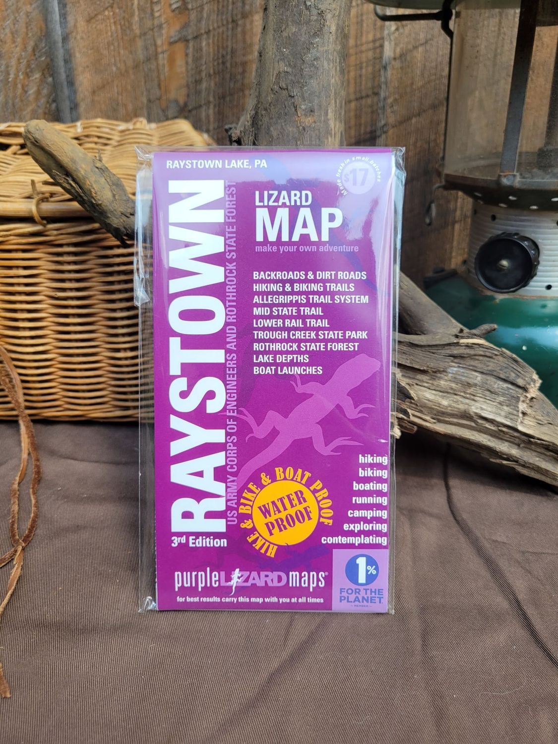 Purple Lizard Map; Raystown