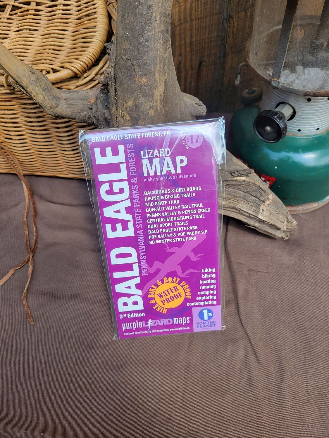 Purple Lizard Map; Bald Eagle