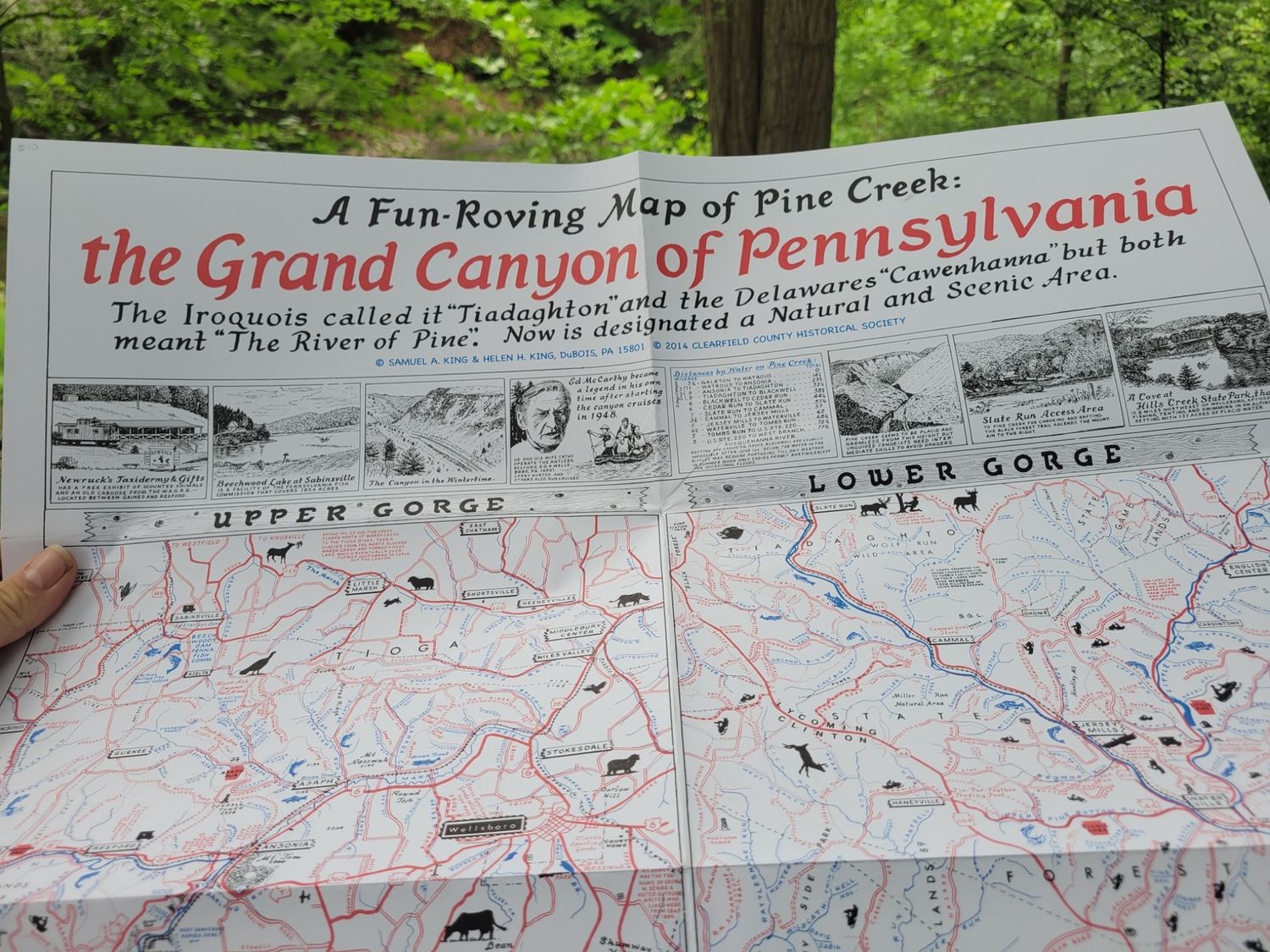 Historical Map Reprints, Type: PA Grand Canyon