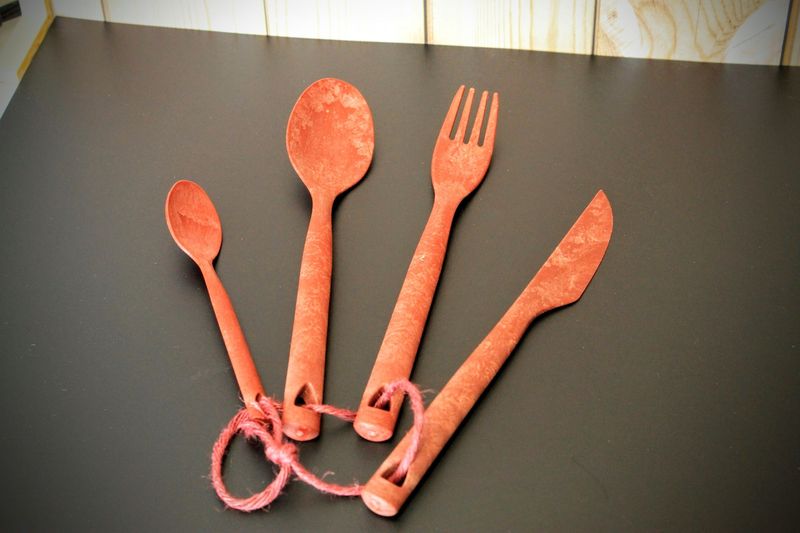 Kupilka Silverware Set, Cranberry