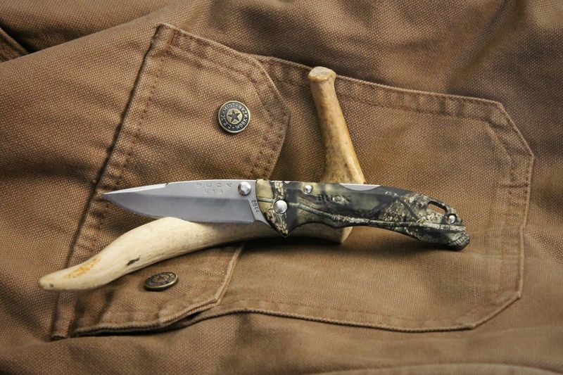 Buck Camo Bantam Lockback Knife