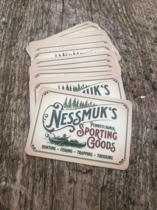 Nessmuk&#39;s Logo Sticker