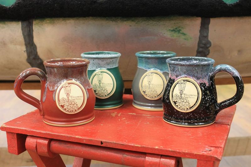 Hand-Thrown Wellsboro Penna. Mug