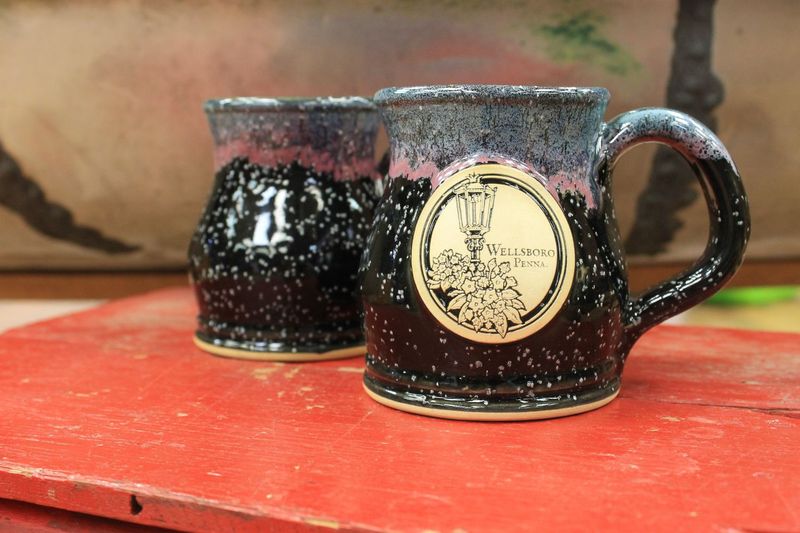 Hand-Thrown Wellsboro Penna. Mug