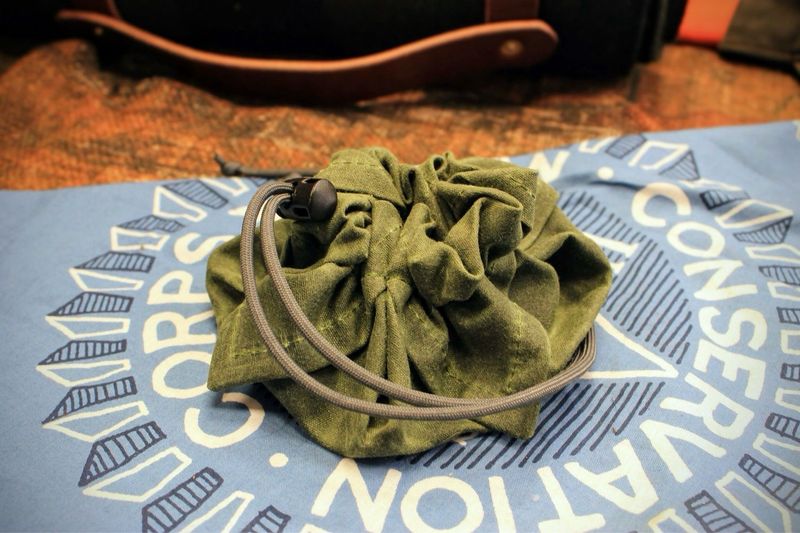 OPSG’s Set Of 3 Rhododendron Drawstring Pouch
