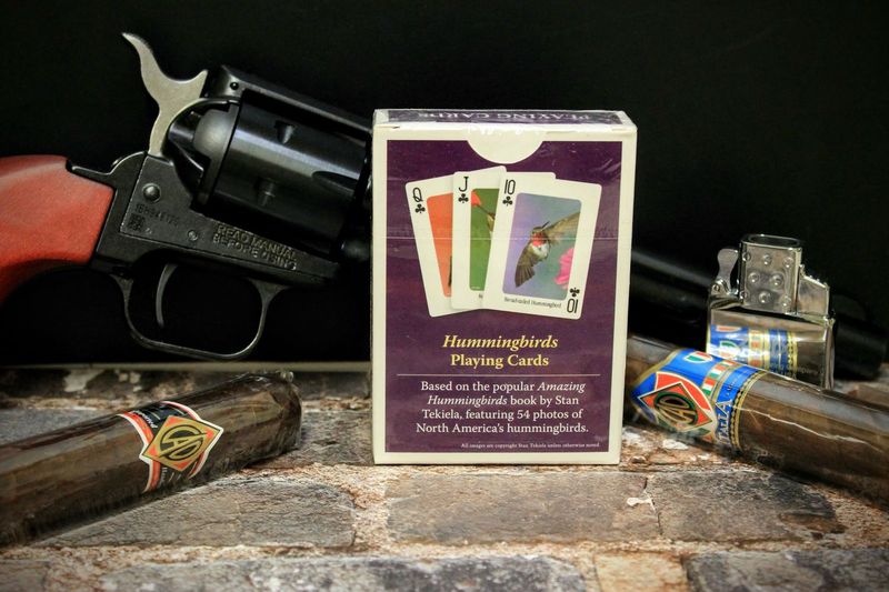 Hummingbirds Playing Cards