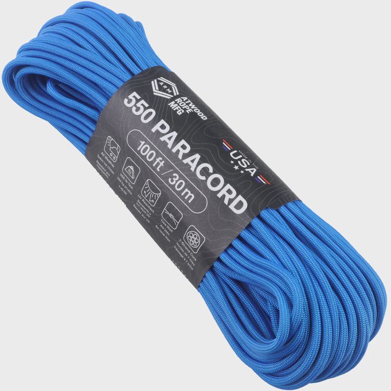 550 Paracord 100 ft Blue