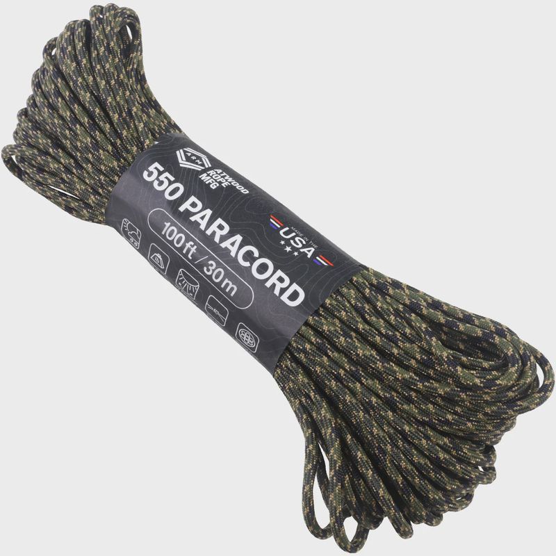 550 Paracord 100 ft Veteran