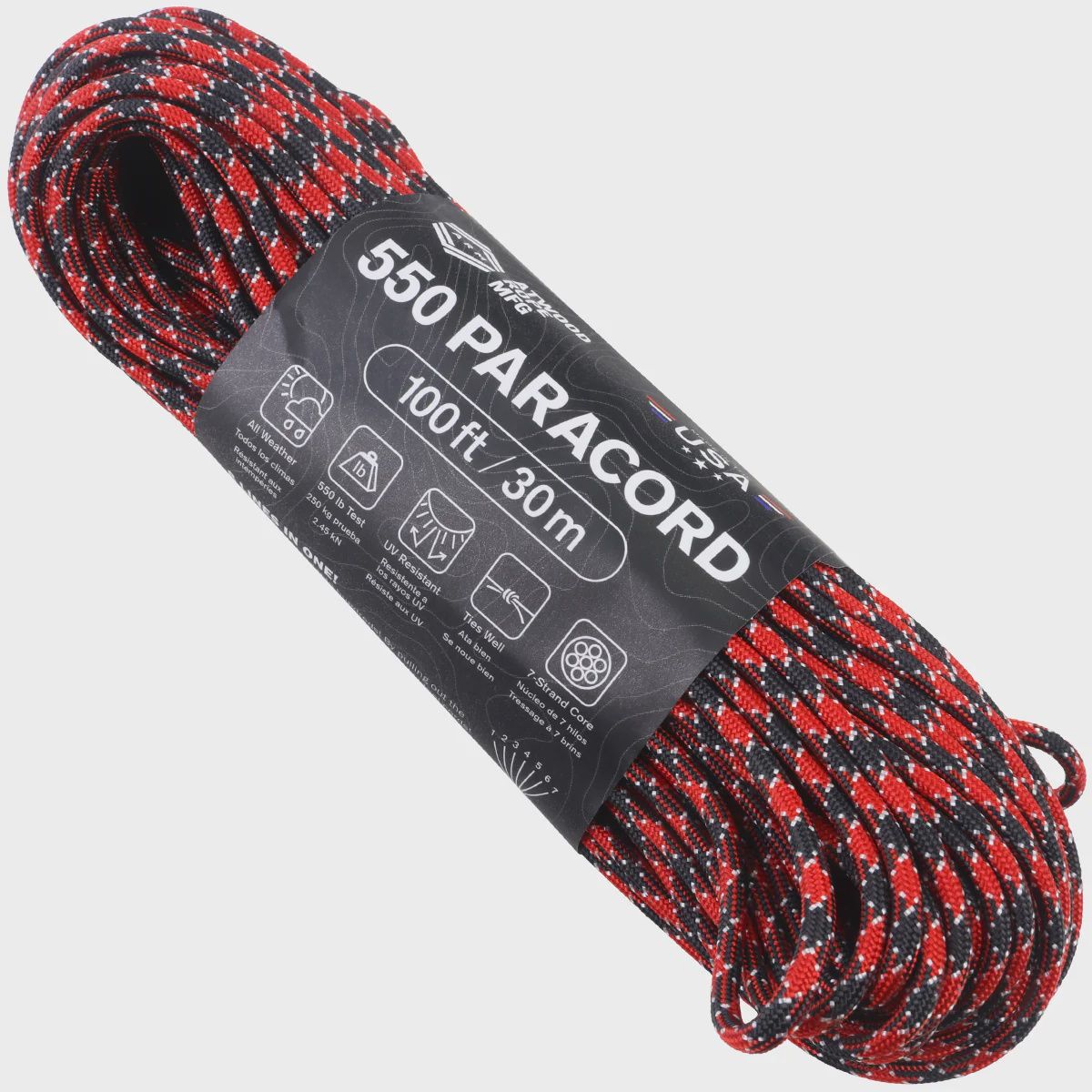 550 Paracord 100 ft Dead Pool
