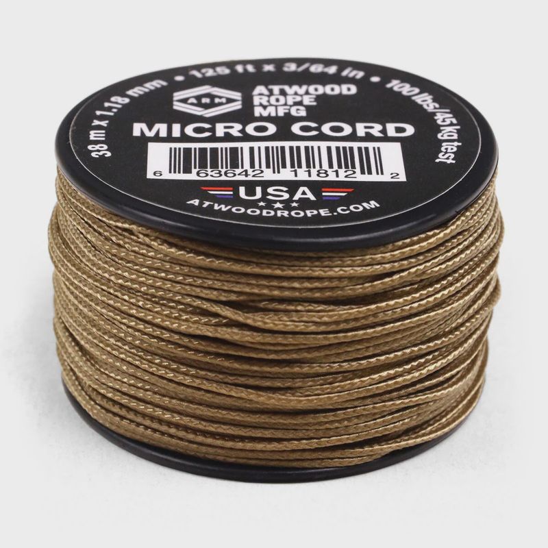 Micro Cord Tan 125 ft