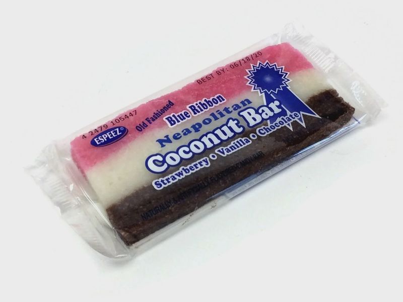 Neopolitan Coconut Bar