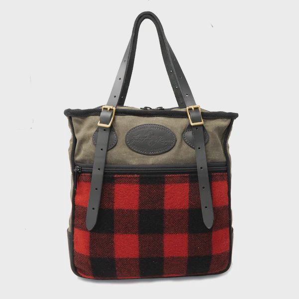 Frost River Temperance Tote Red Plaid