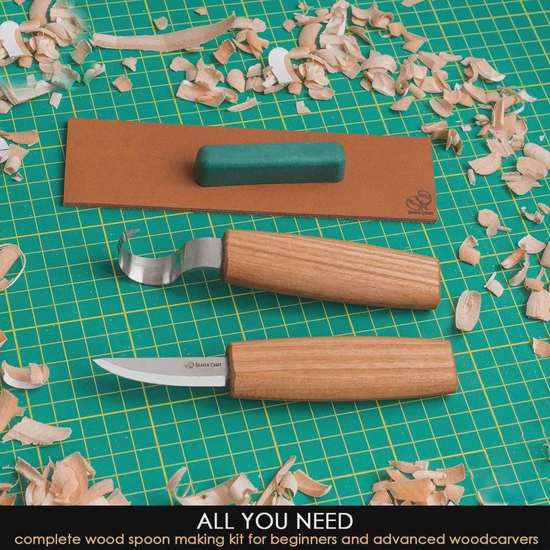 BeaverCraft Spoon Carving Tool Kit S01