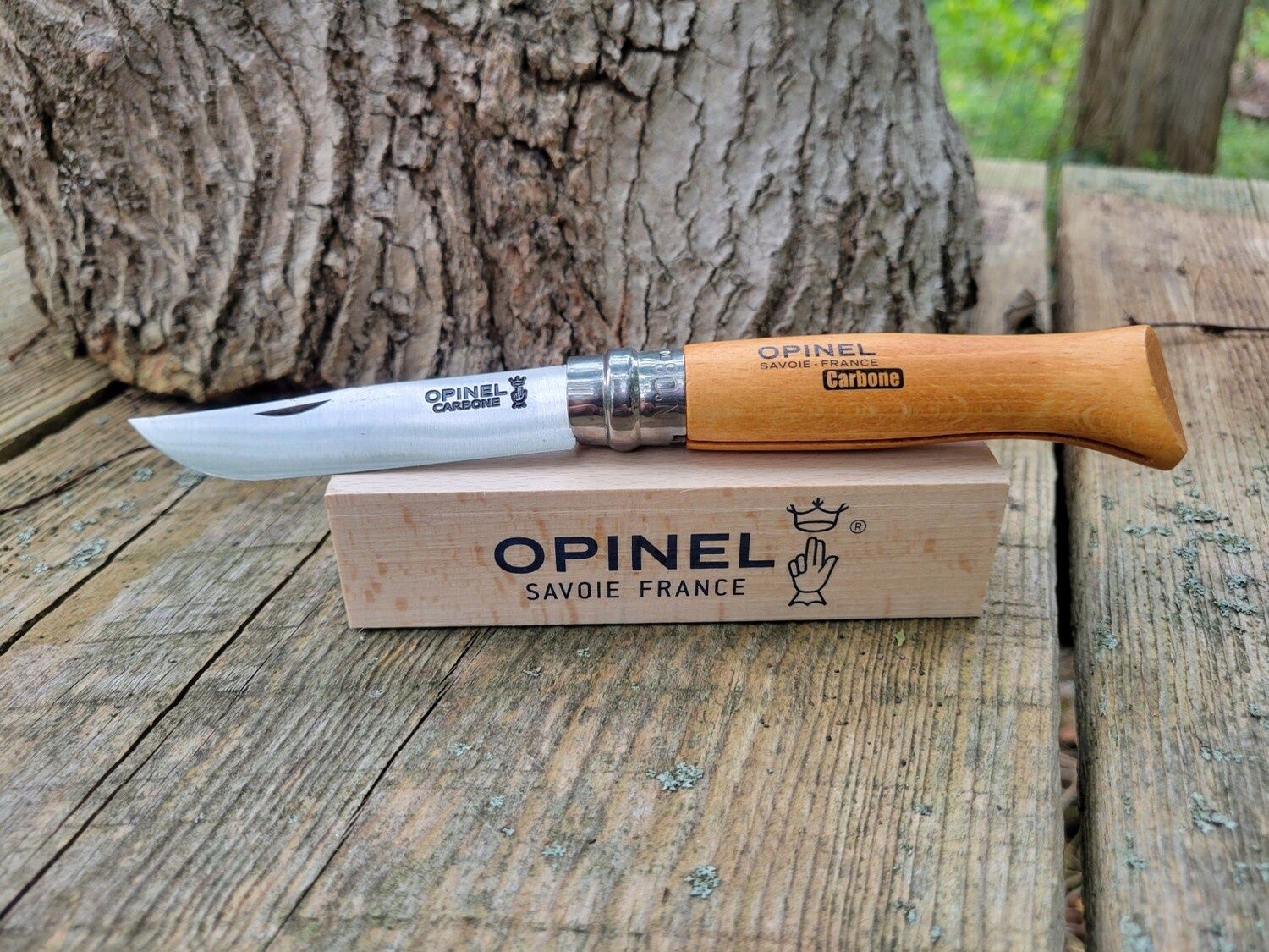 Opinel No.8 Carbon Steel Folding Knife