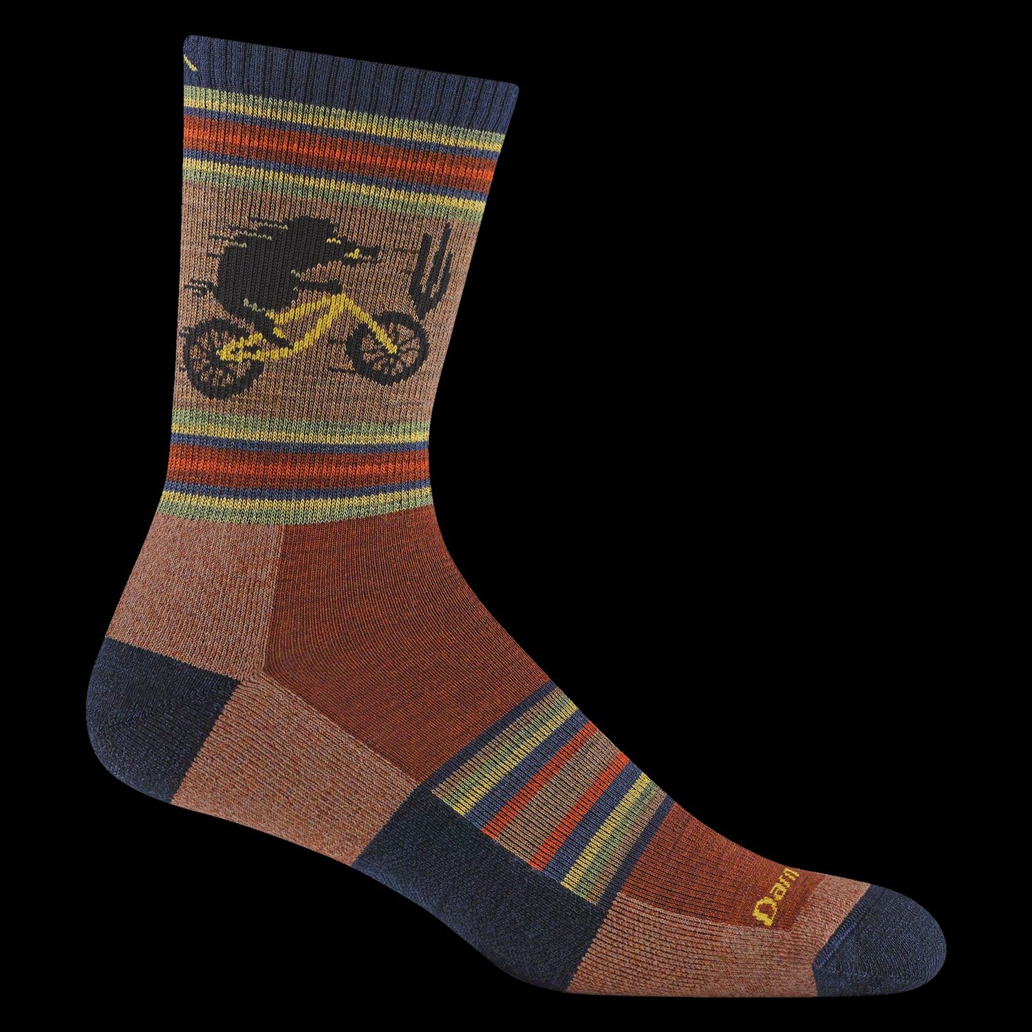 Darn Tough Socks Lightweight 5003 - Chestnut w/ Warthog