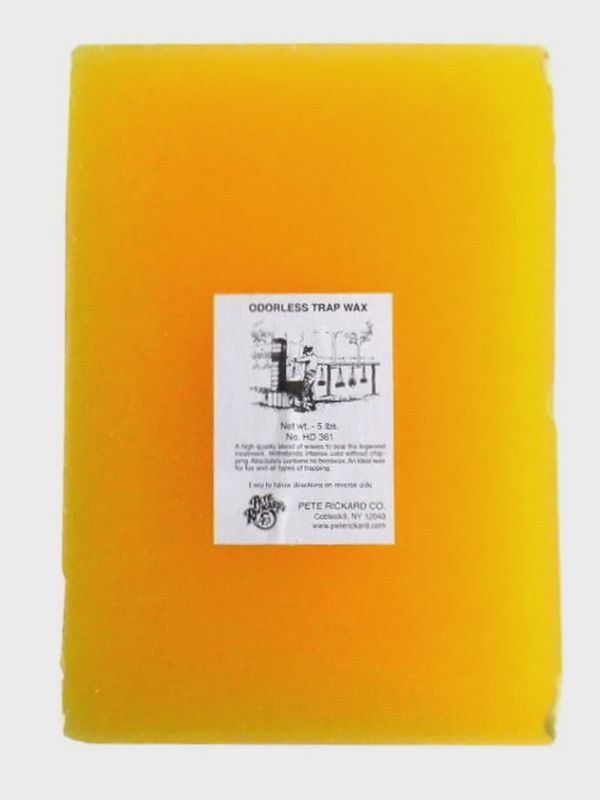Pete Rickard's Odorless Trap Wax; 5 lb.