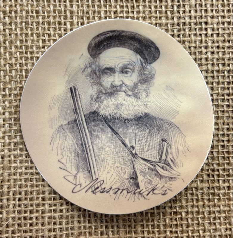 Nessmuk Portrait Sticker