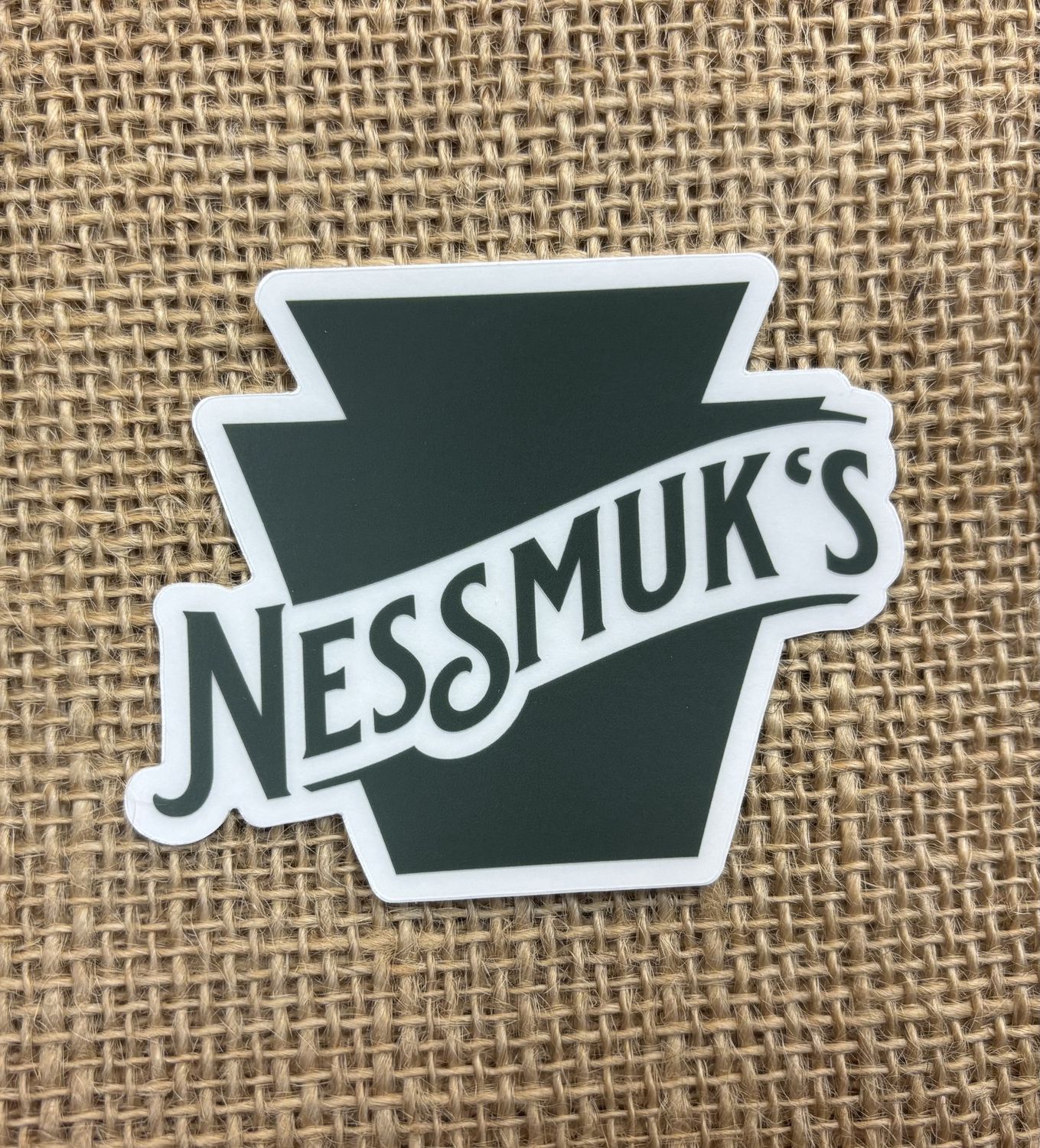 Nessmuk's Green Keystone Sticker