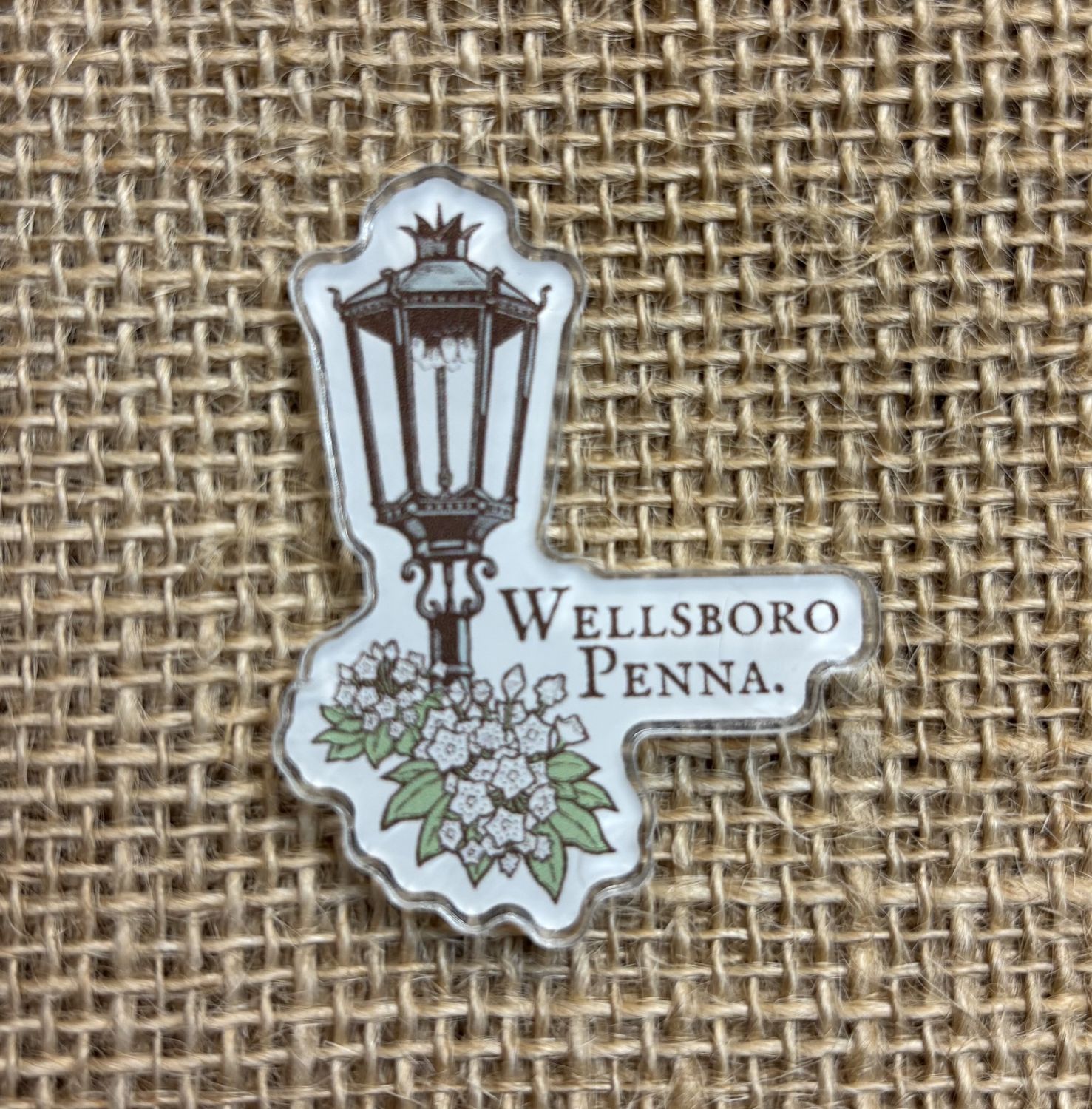 Acrylic Wellsboro Gaslamp Magnet