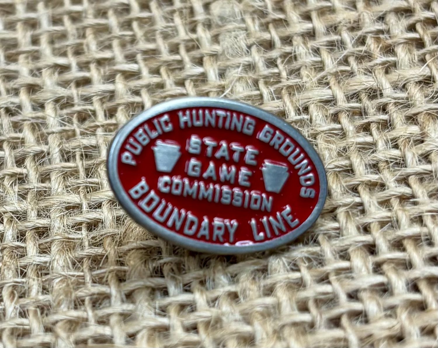 Pin, Enamel; Game Land Boundary