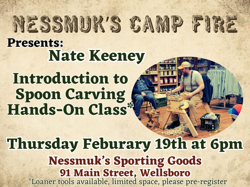 Spoon Carving Class 19 February