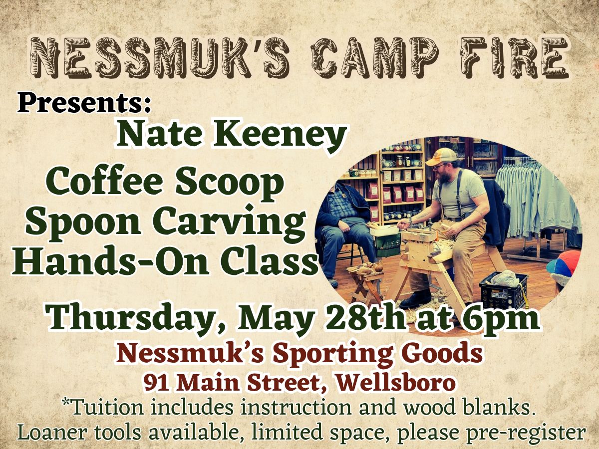 Coffee Scoop Carving Class May 28th