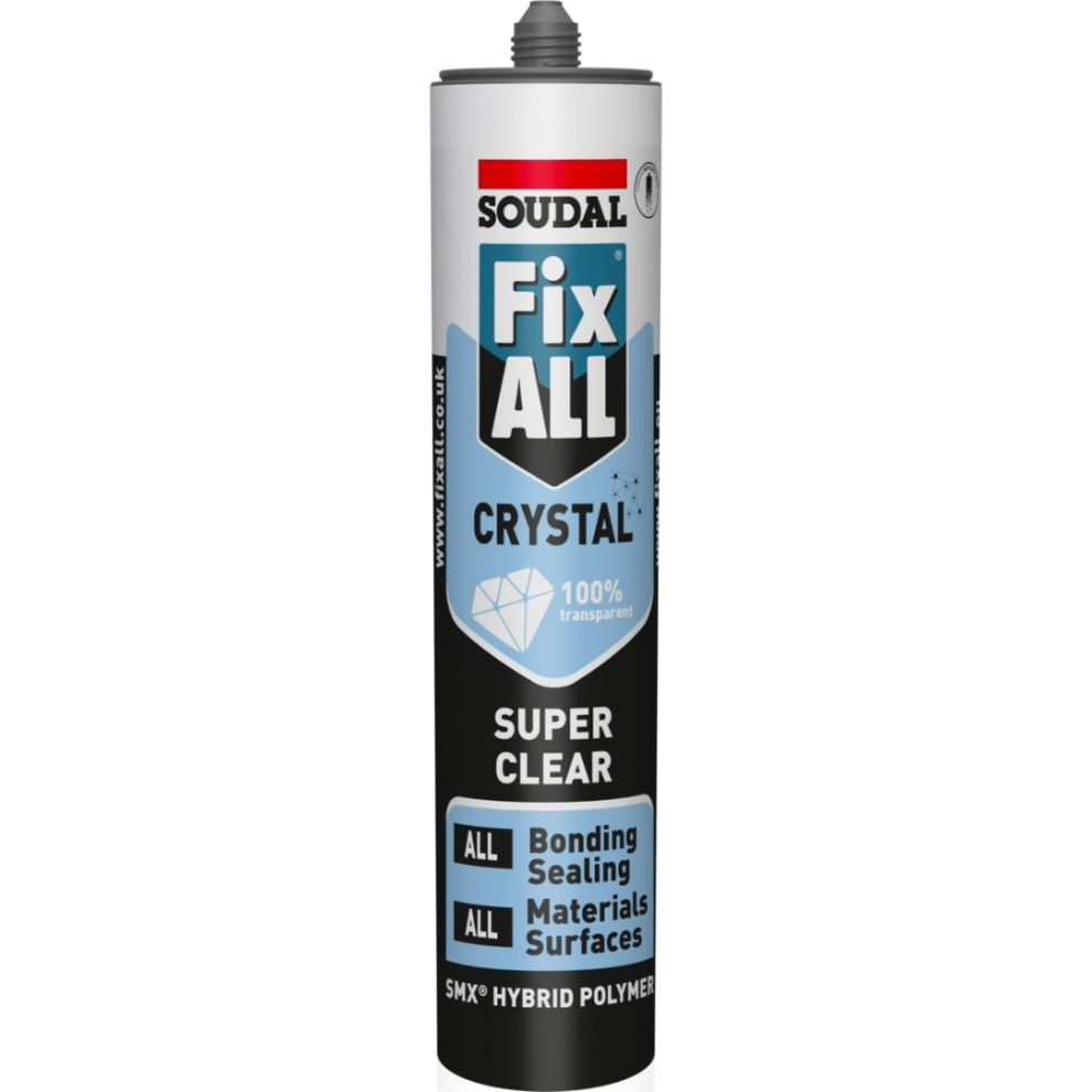 Soudal FixAll Crystal Clear Hybrid Polymer Sealant &amp; Adhesive