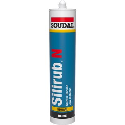 Soudal Silirub N Low Modulus Neutral Silicone.