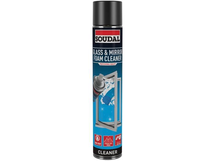 Soudal Glass &amp; Mirror Foam Spray Cleaner