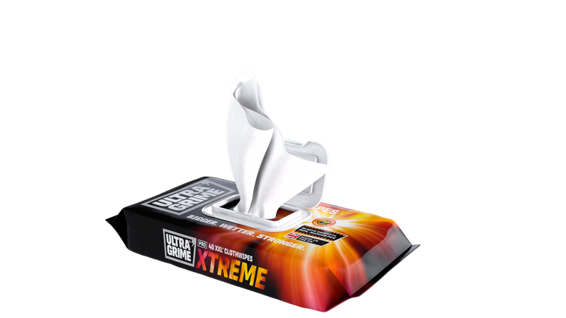 Ultragrime Pro Xtreme XXL+ Cleaning Wipes 40 Pack