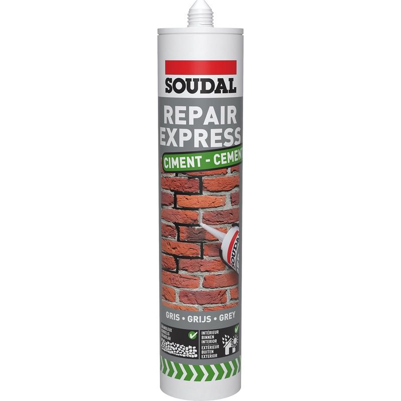 Soudal Repair Express 290ml, Colour: Grey