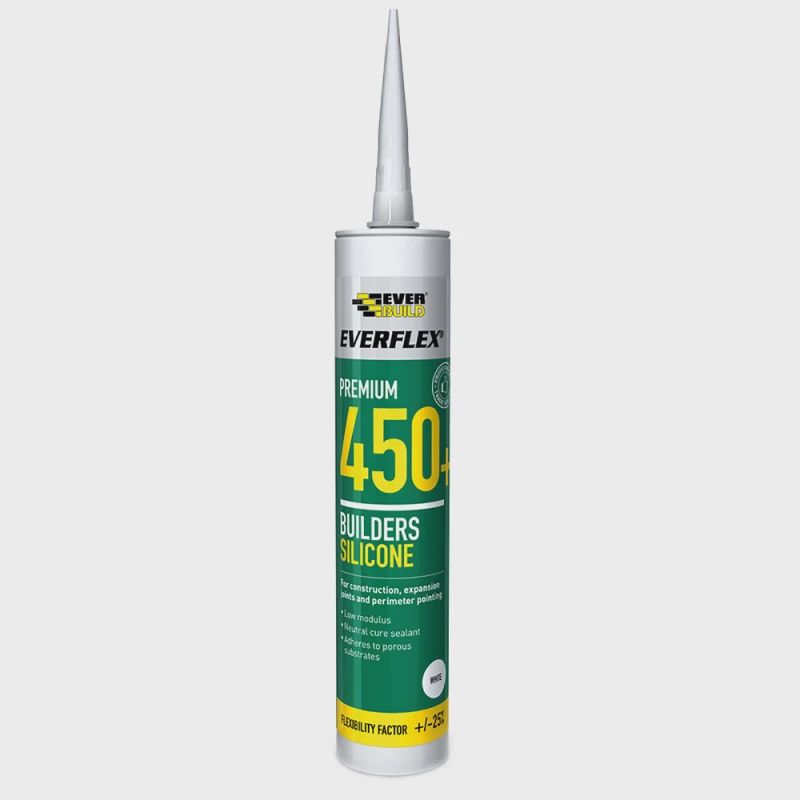 450 Everflex Premium Builders Silicone sealant C3 box of 25
