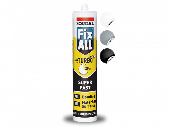 Fix ALL Turbo Solvent-Free Hybrid Polymer Adhesive White 290ml